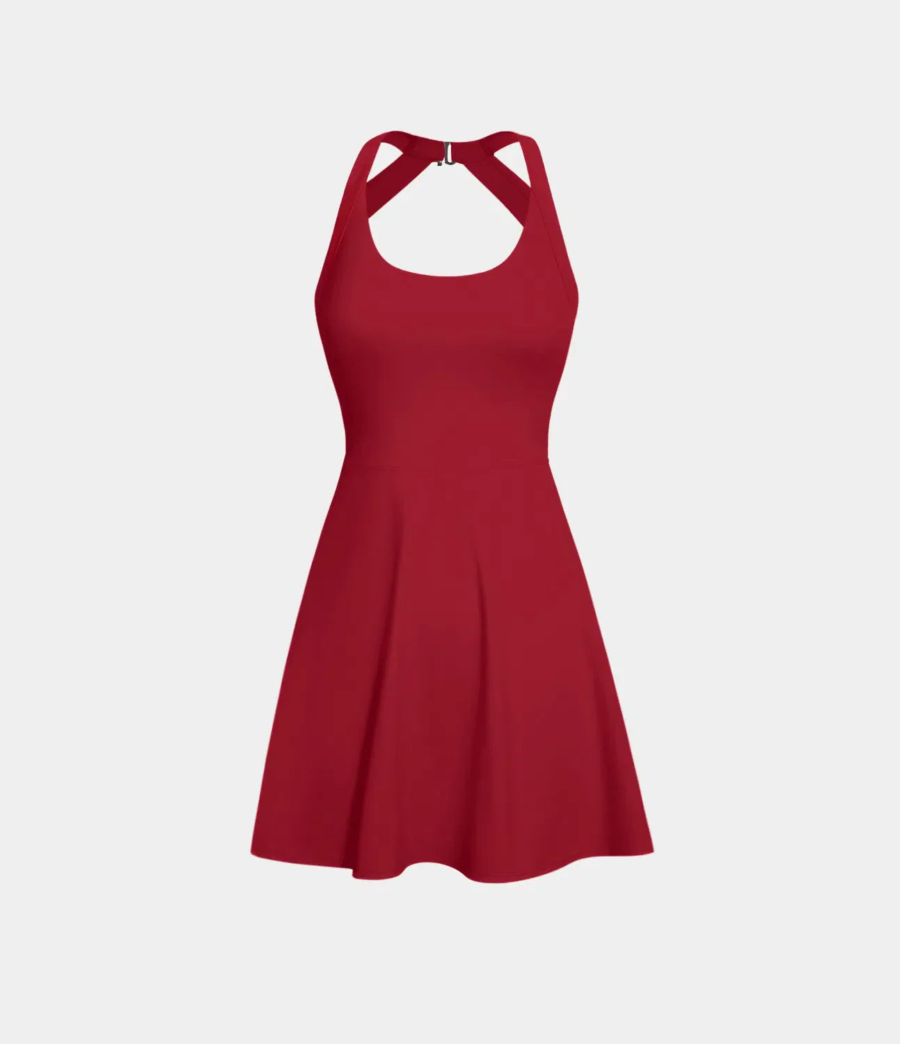 Robe Mini Femme en tissu léger, jupe évasée, coupe confortable – Menvelo