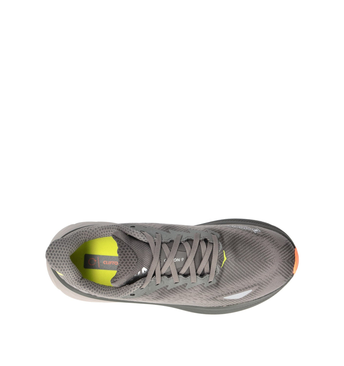 HOKA Clifton 9 GTX Asphalt Grey Gravel Homme Chaussures Running Gore-Tex