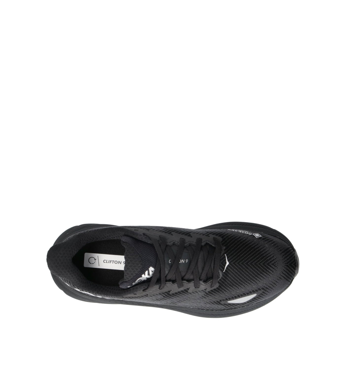HOKA Clifton 9 GTX Black Black Homme Chaussures Running Gore-Tex