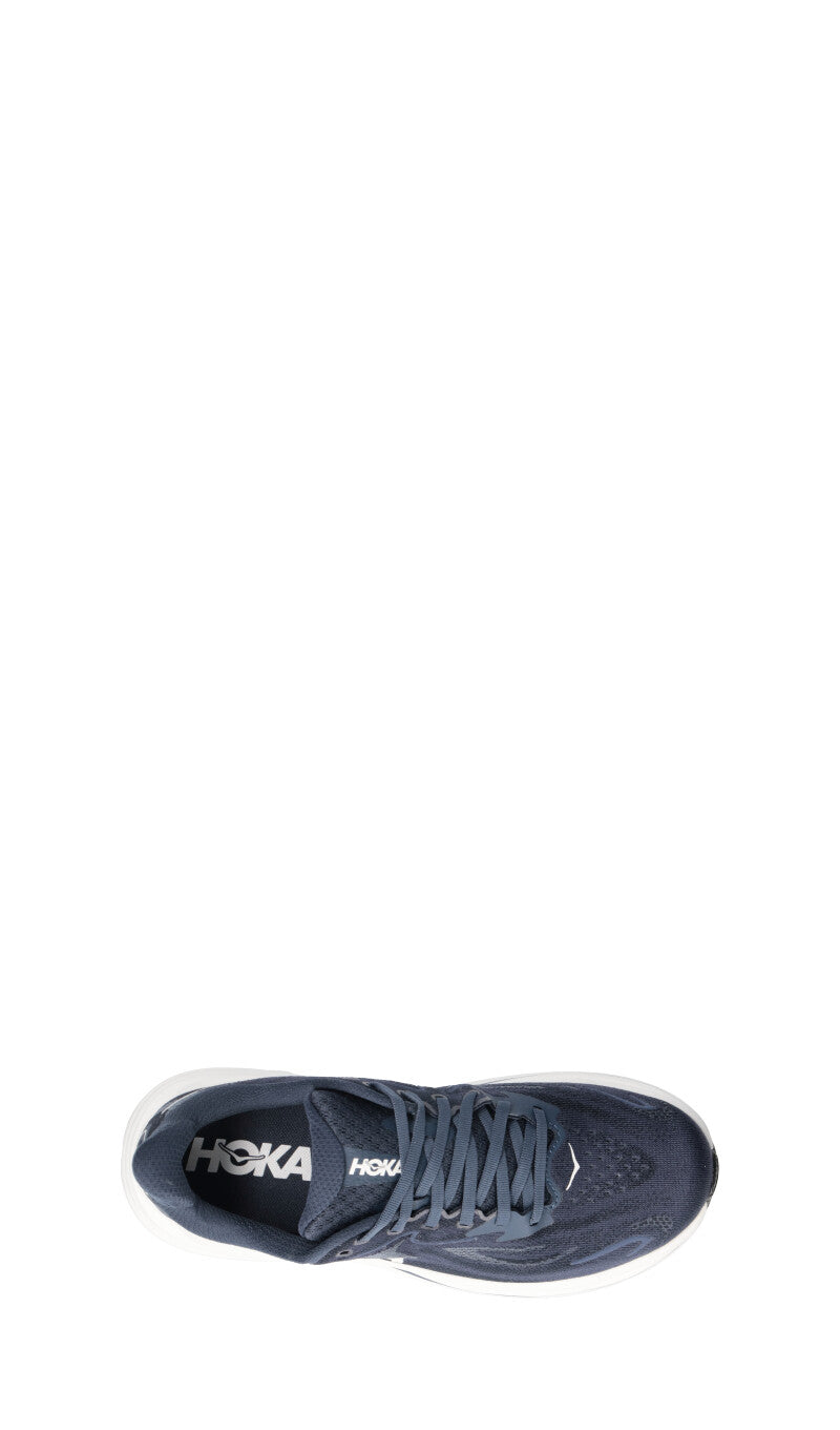 HOKA Clifton 10 Navy White Homme Chaussures Running Amorti Équilibré