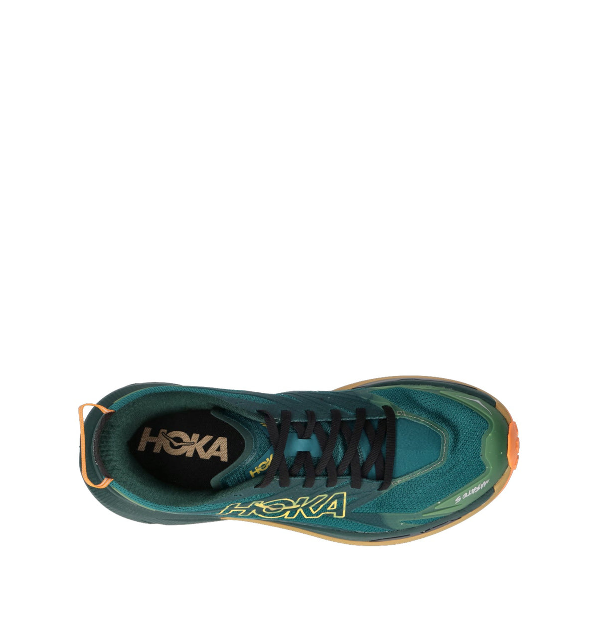 HOKA Mafate 5 Tidal Wave Mustard Seed Homme Chaussures Trail Running Vibram Megagrip