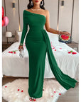 Robe Femme Maxi Épaules Dénudées – Silhouette Élancée et Fluide
