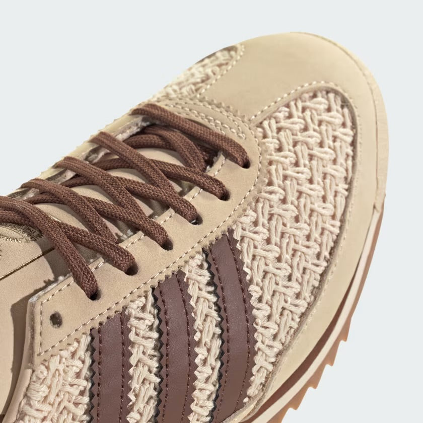 Sneakers basses Adidas SL 72 crochet sand strata unisexe