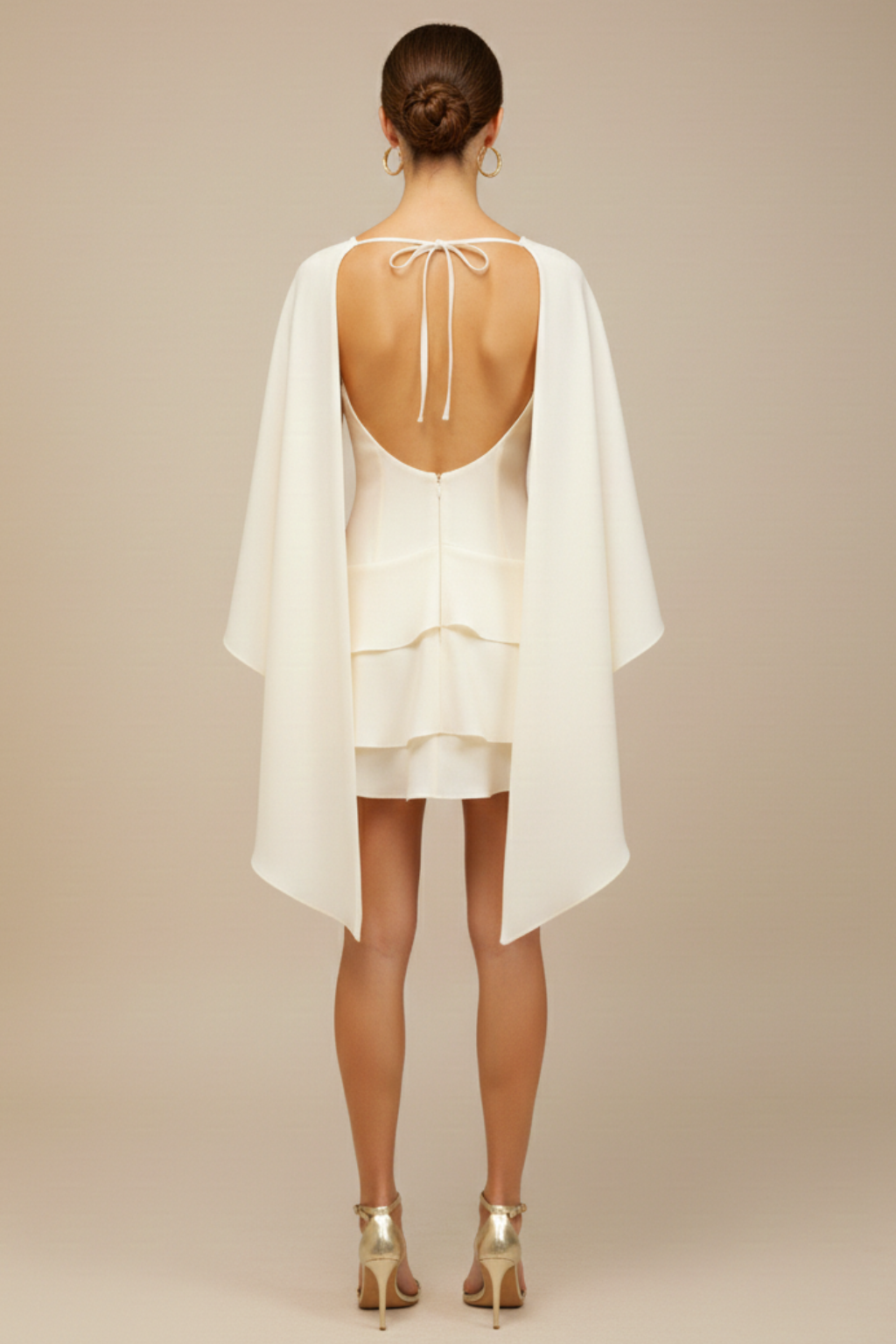 Robe Mini Femme en tissu léger, à volants, coupe confortable – Menvelo
