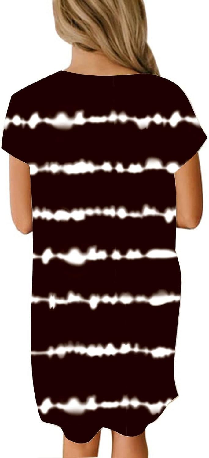 Robe Midi Femme en tissu léger, col V, coupe fluide – Menvelo