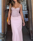 Robe Maxi Femme Sans Coutures – Coupe Slim & Bretelles Fines