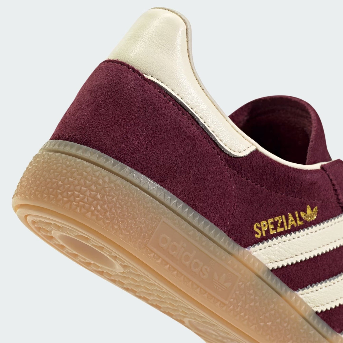 Sneakers basses Adidas Handball Spezial maroon cream white unisexe