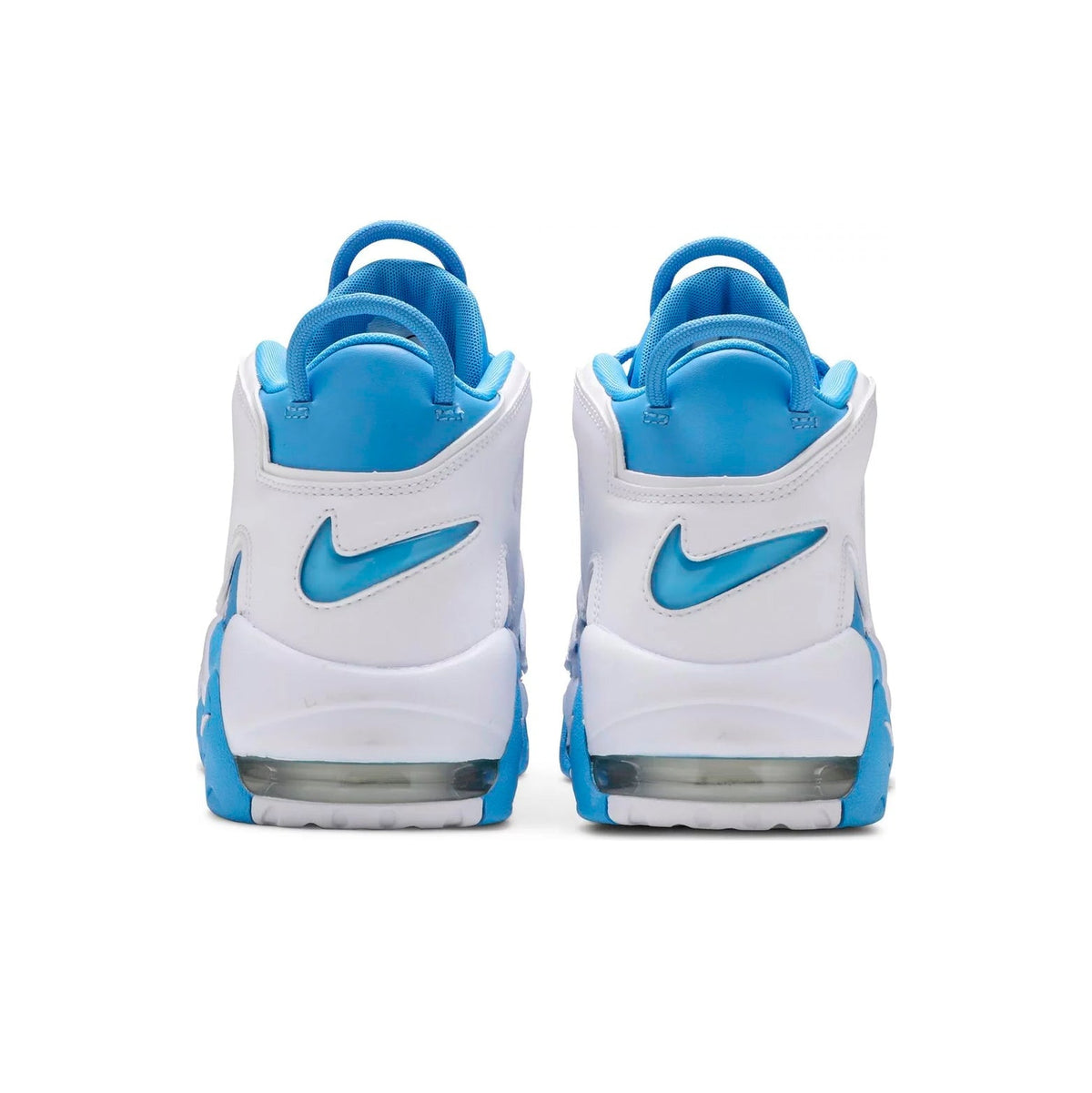 Nike Air More Uptempo '96 University Blue Baskets Blanc Bleu Homme Femme - 3