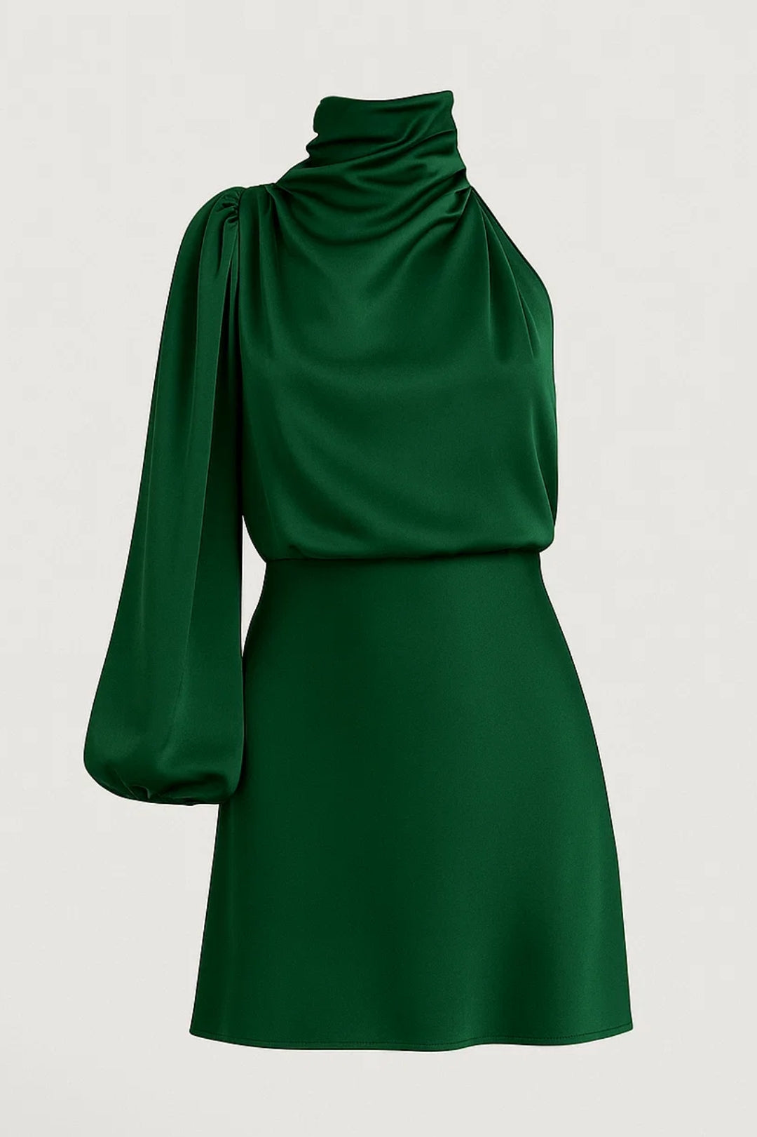 Robe Mini Femme en satin, coupe moulante – Menvelo