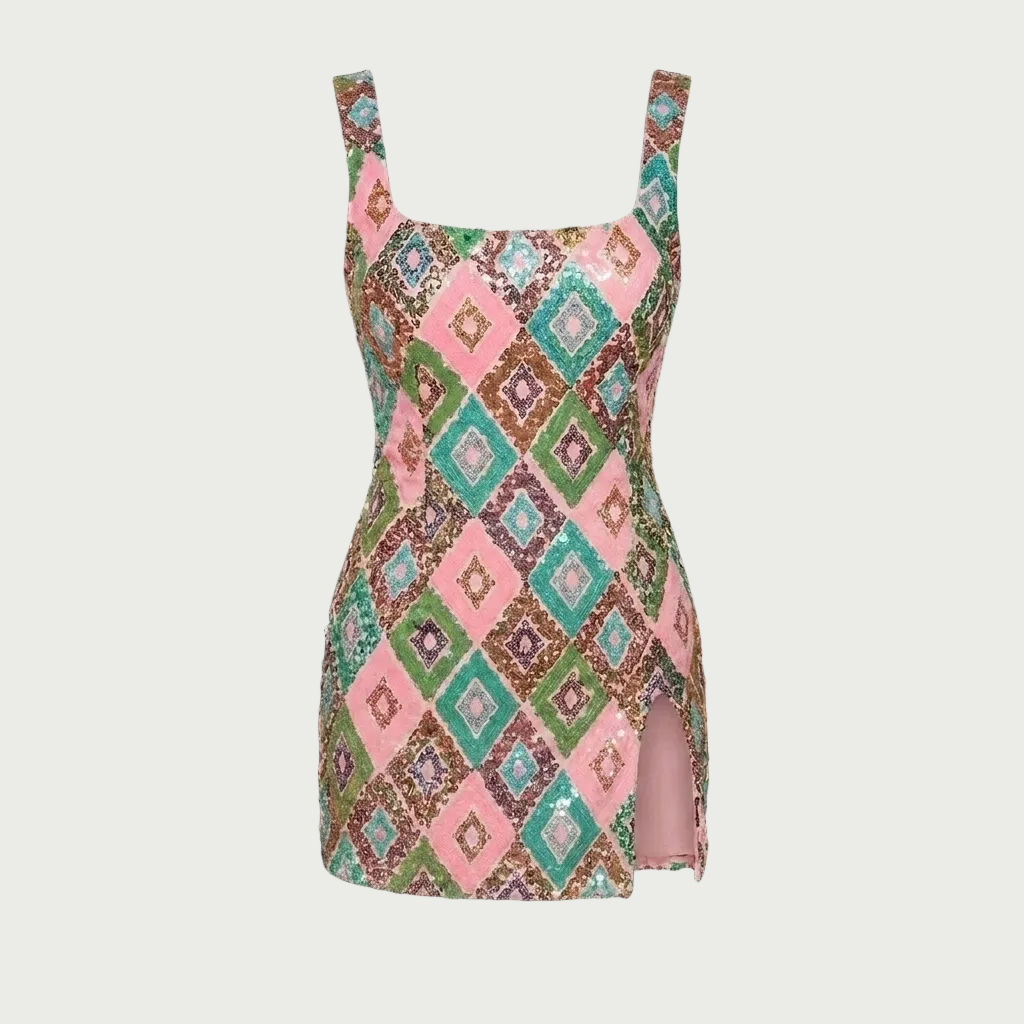 Robe Mini Femme en tissu léger, bustier, coupe moulante – Menvelo
