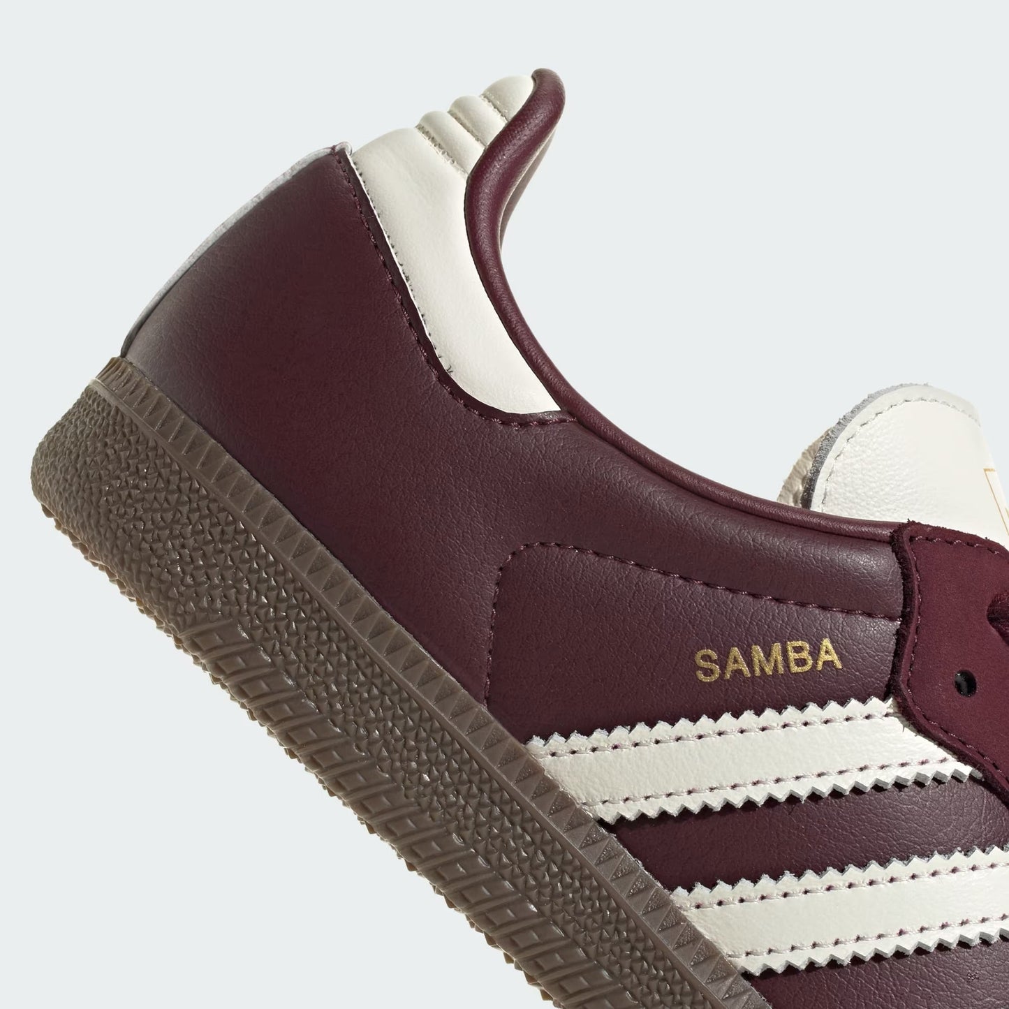 Sneakers basses Adidas Samba maroon off white gum unisexe