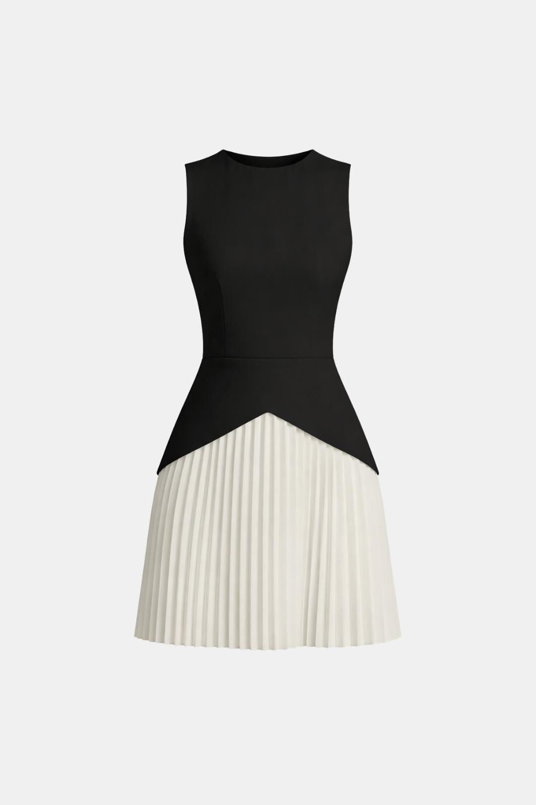 Robe Mini Femme en tissu léger, sans manches, coupe confortable – Menvelo
