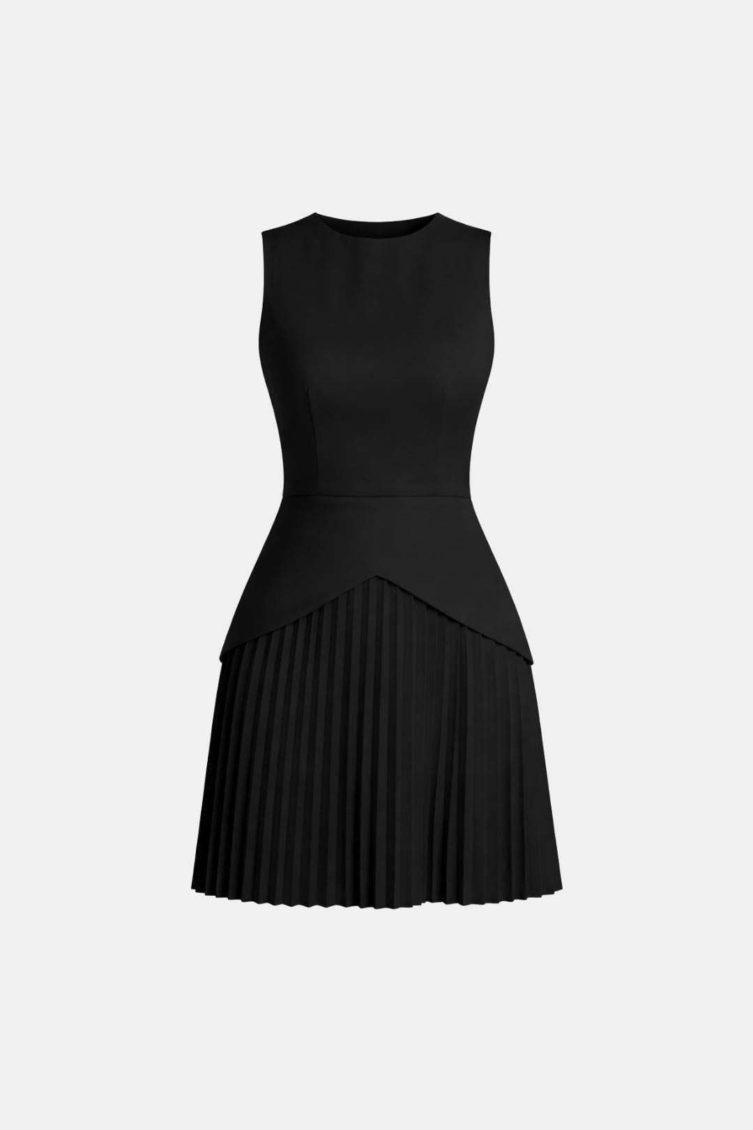 Robe Mini Femme en tissu léger, sans manches, coupe confortable – Menvelo