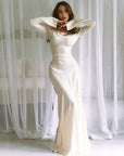 Robe Longue Femme Manches Longues – Coupe Fluide et Décontractée