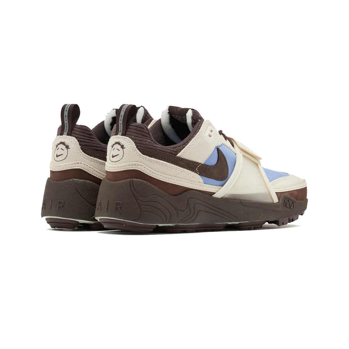 Nike Zoom Field Jaxx x Travis Scott Leche Blue Baskets Bleu Beige Mixte - 3