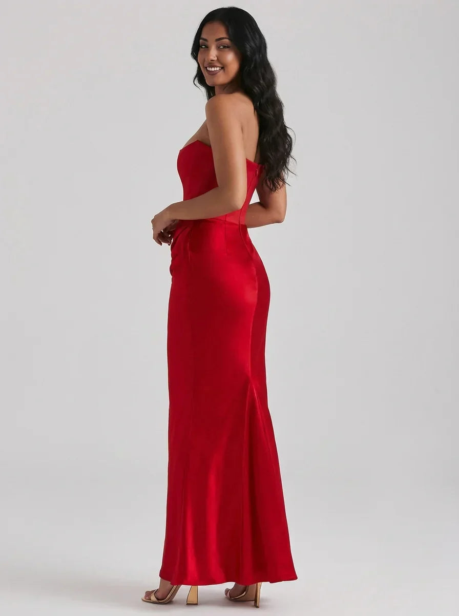 Rachel | Robe longue bustier corsetée pour femmes, idéale pour les événements