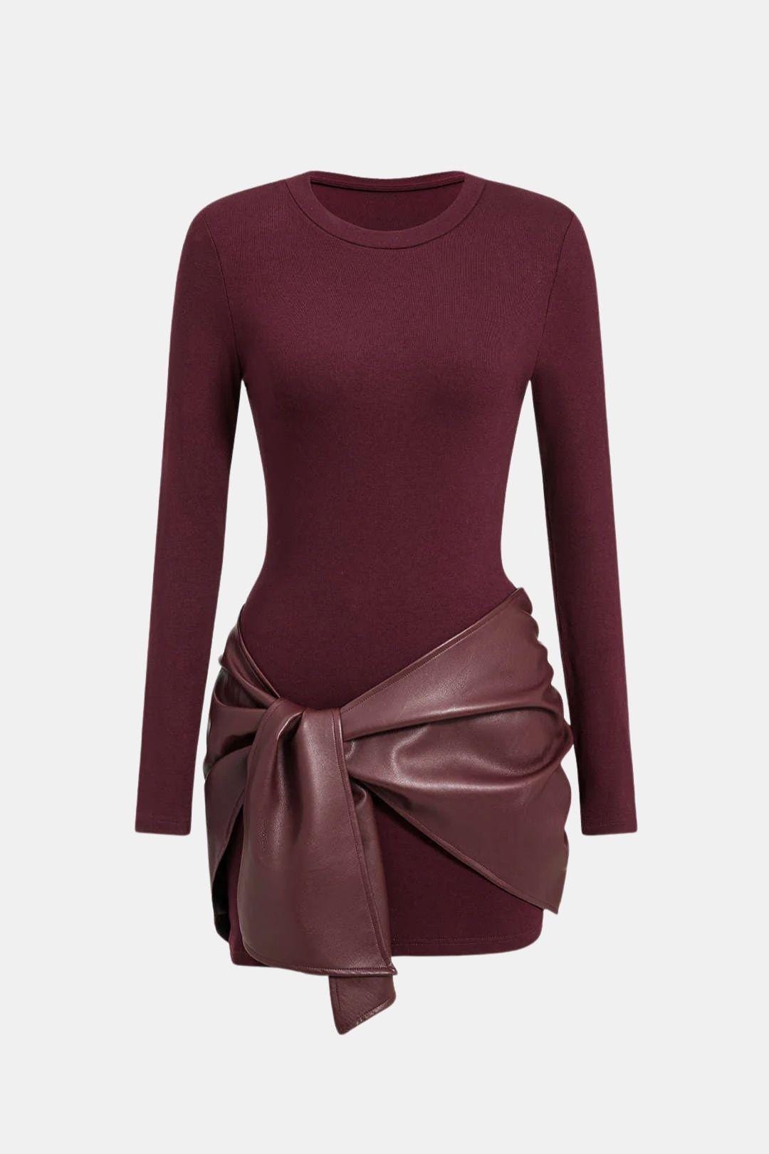 Robe Mini Femme en tissu léger, coupe moulante – Menvelo