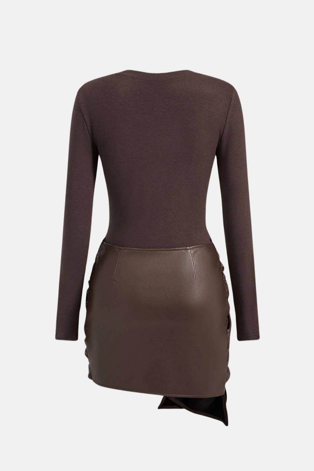 Robe Mini Femme en tissu léger, coupe moulante – Menvelo