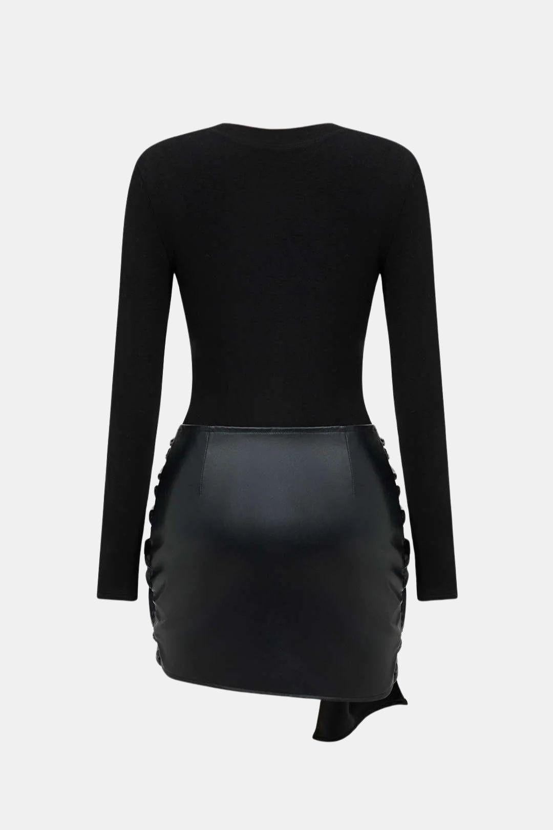 Robe Mini Femme en tissu léger, coupe moulante – Menvelo