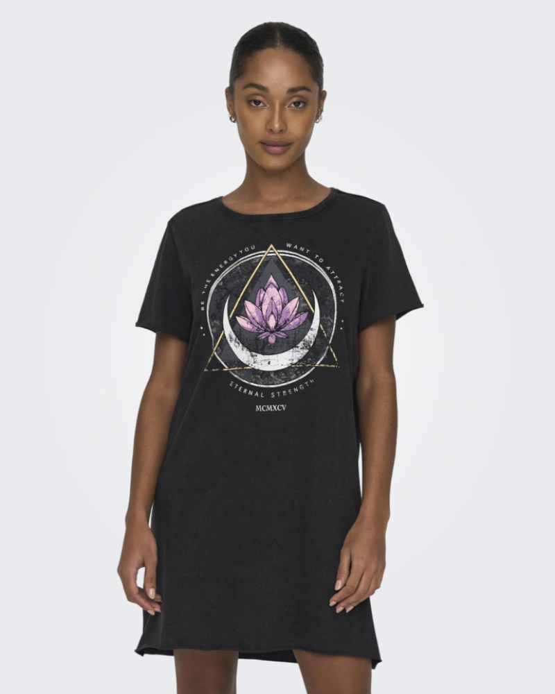 Robe Mini Femme en tissu léger, coupe ample – Menvelo