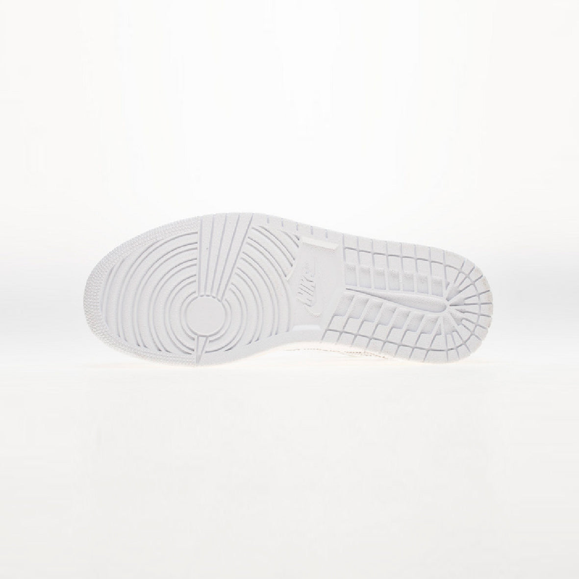 Air Jordan 1 High Off-White Euro baskets montantes homme en cuir blanc, vue arrière