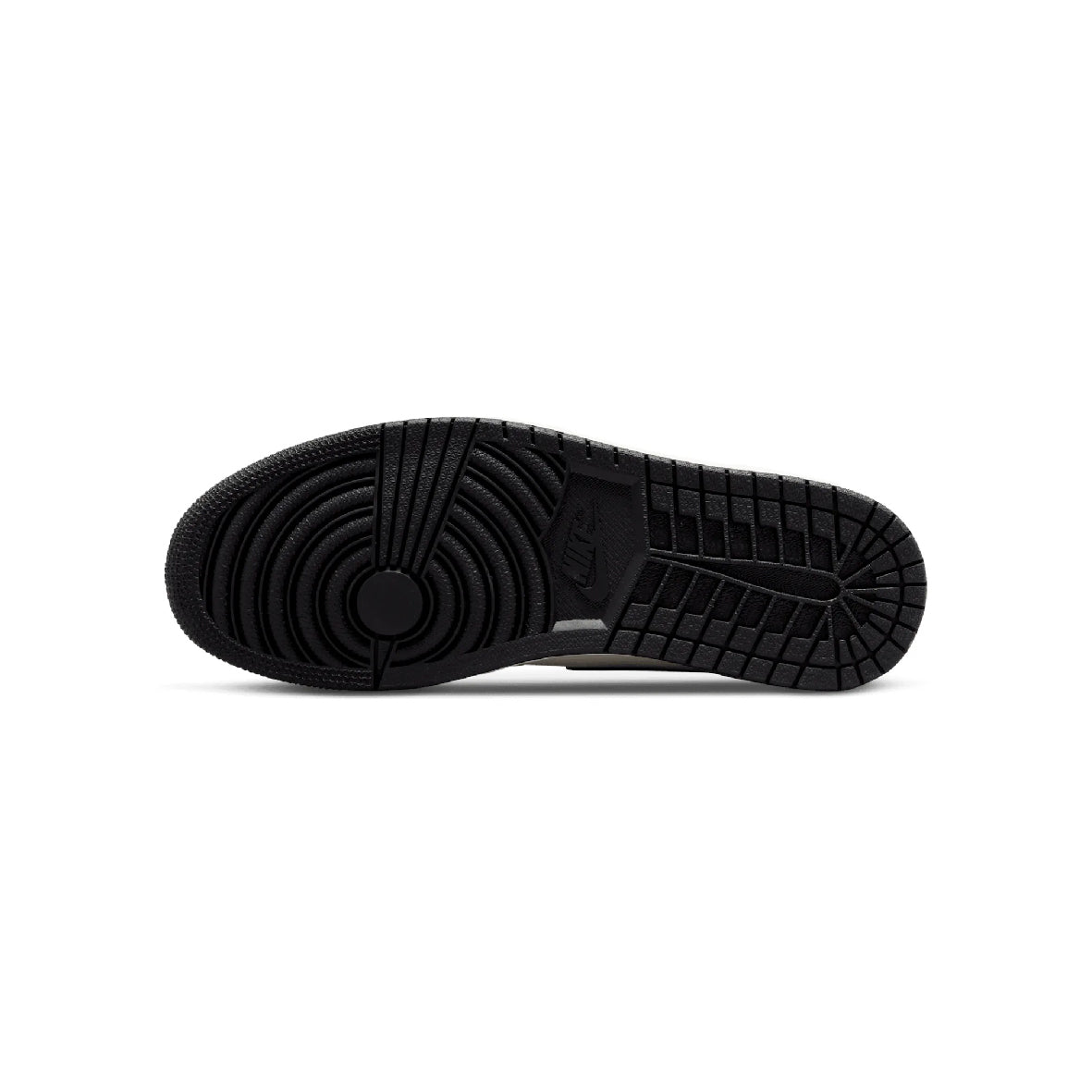 Air Jordan 1 High Visionaire baskets montantes homme en cuir noir blanc, détail tige