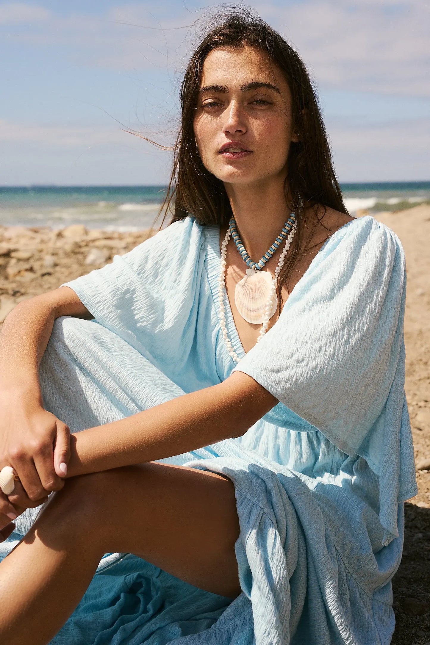 Robe longue bohème dos nu pour femme