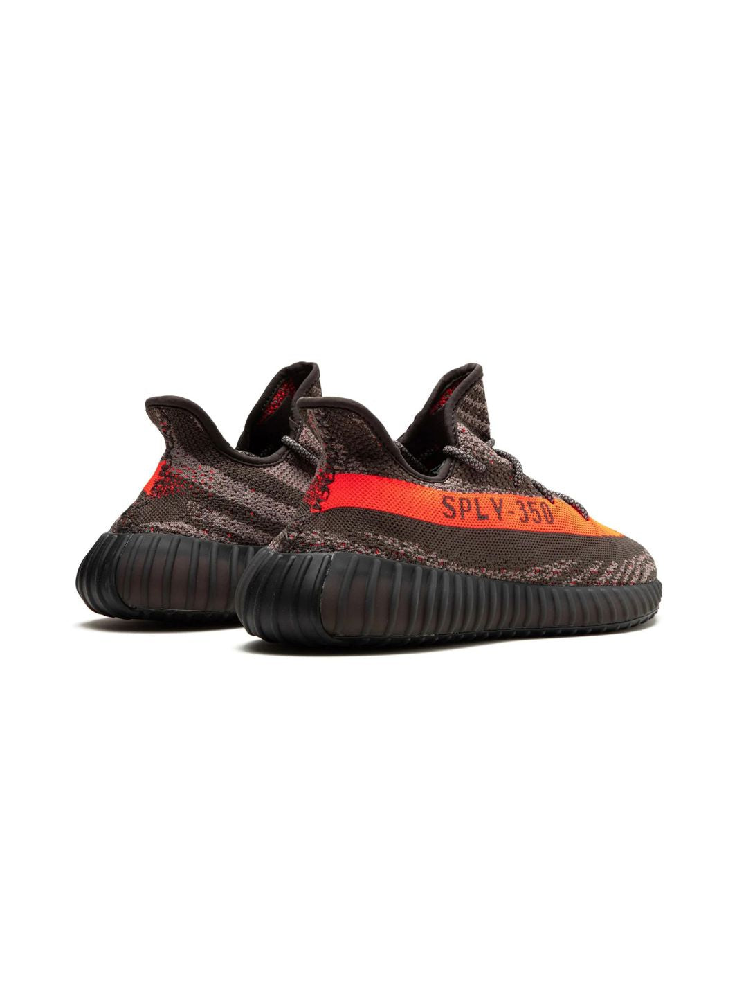adidas Yeezy Boost 350 V2 Carbon Beluga Baskets Gris Orange Homme Femme - 3