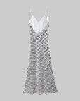 Robe Longue Femme à Pois – Coupe Fluide Sans Manches