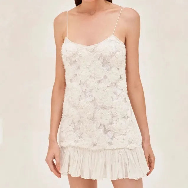 Robe Mini Femme en tissu léger, à bretelles, coupe confortable – Menvelo