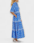 Robe Longue Femme Manches Trois-Quarts – Légère Coupe Fluide