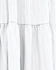 Robe Longue Femme Dos Nu Tour de Cou – Légère Plissée Coupe A-Line Col V