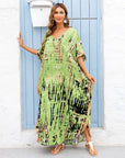 Robe Bohème Femme à Enfiler – Imprimé Rayures Verticales Abstraites