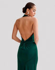 Robe Longue Femme Dos Nu – Coupe Moulante Halter