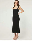 Robe Midi Femme en Coton – Silhouette Bodycon Élégante