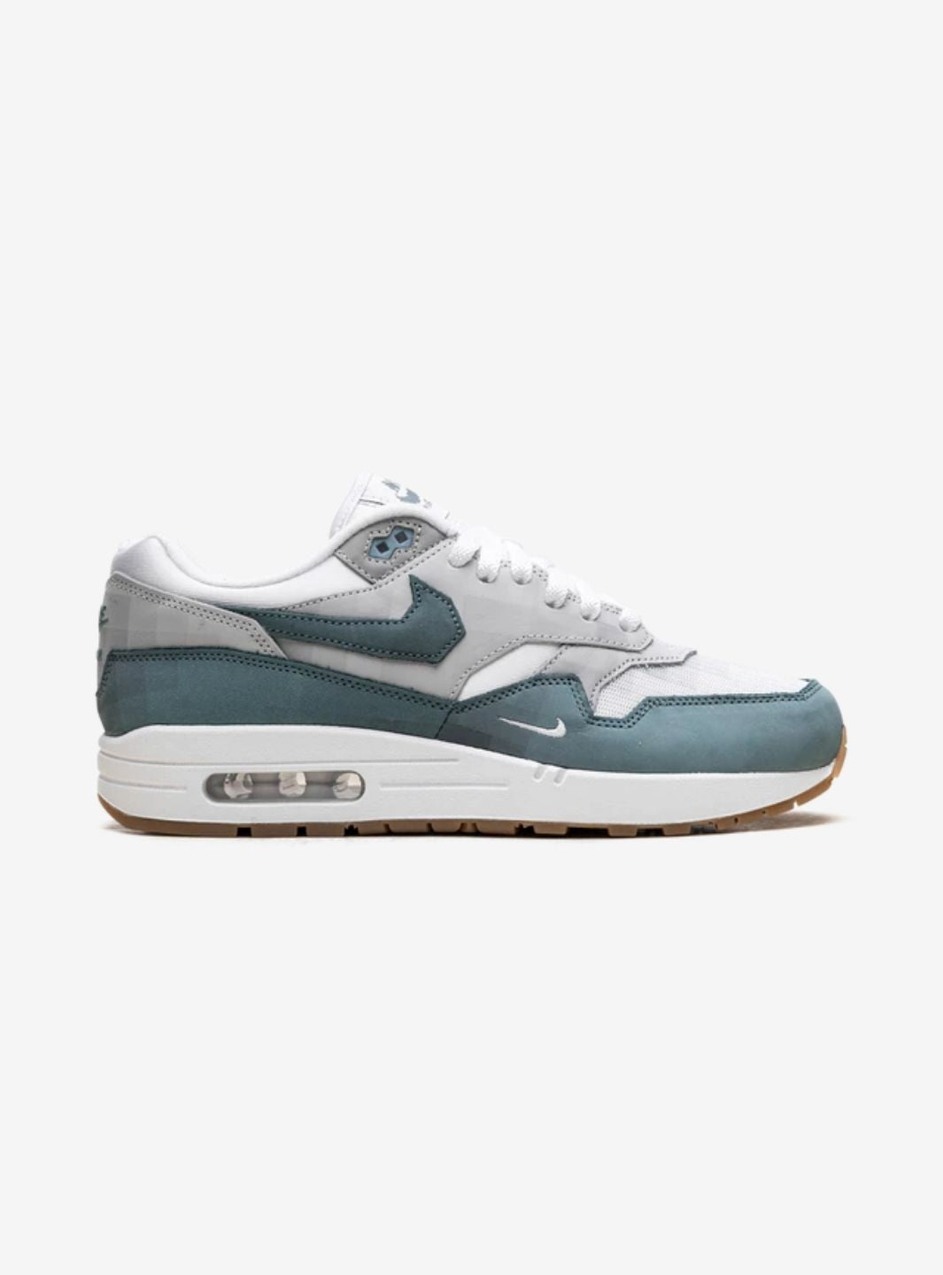 Nike Air Max 1 .SWOOSH Low Poly Adventure Baskets Blanc Gris Homme Femme - 4