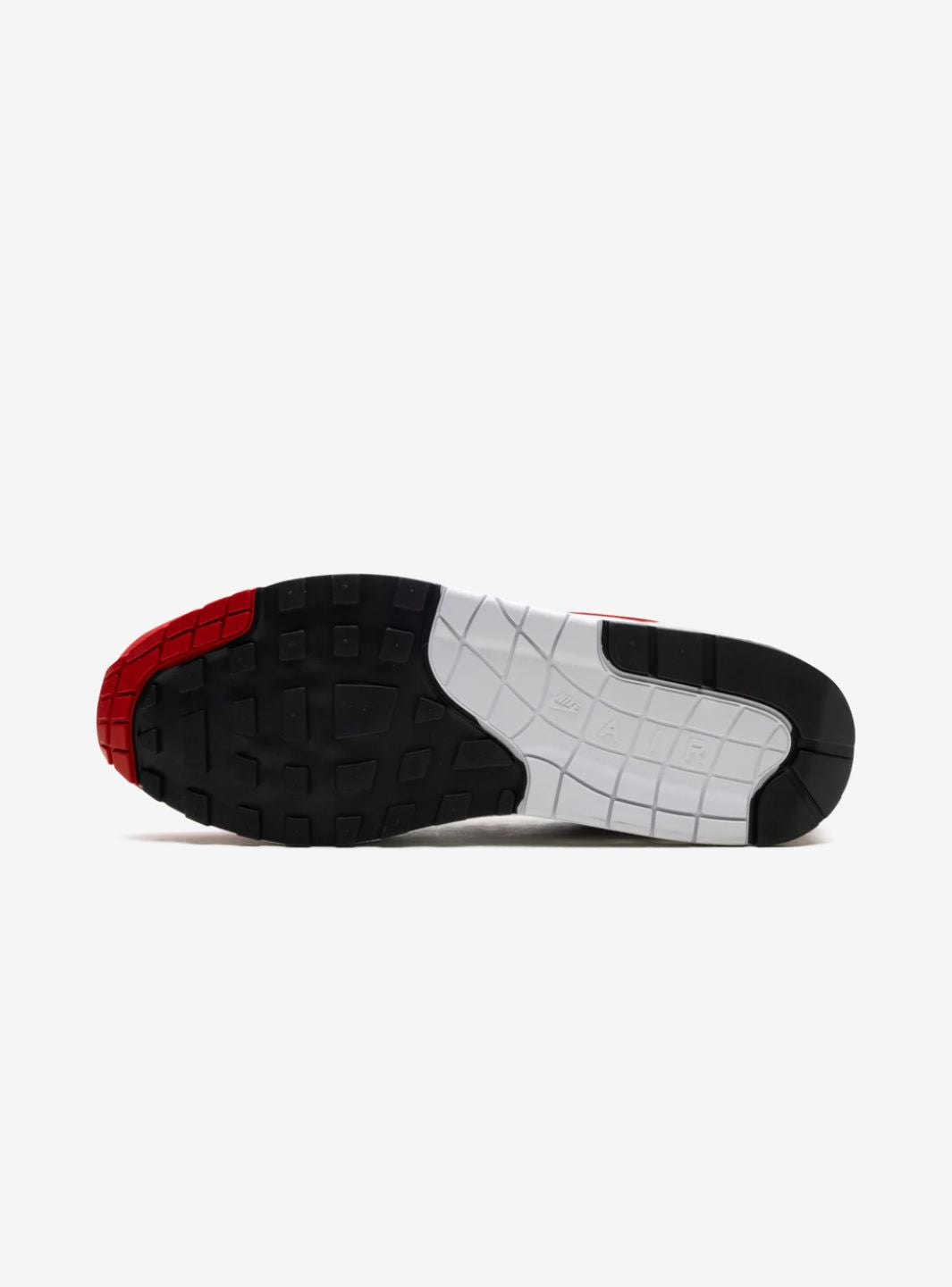 Nike Air Max 1 .SWOOSH Low Poly Baskets Blanc Rouge Homme Femme - 4