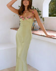Robe Longue Femme Fleurie – Bretelles Fines et Coupe Fluide