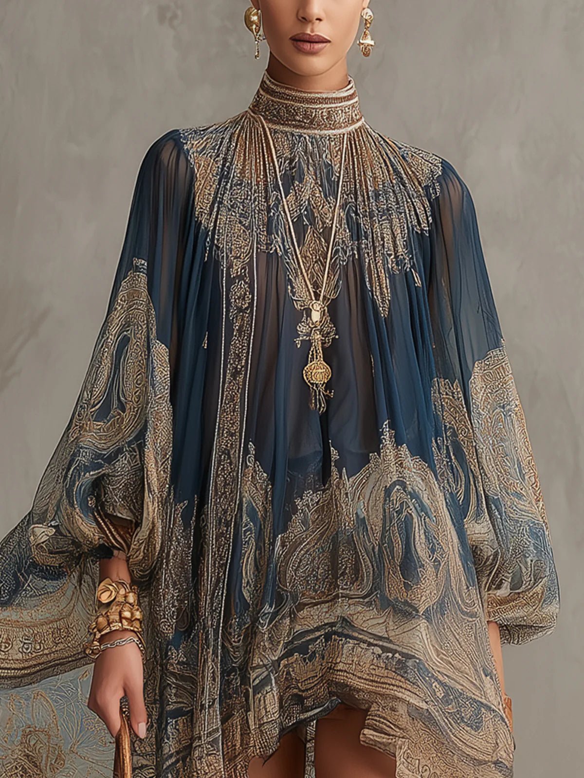 Robe Mini Femme en mousseline, asymétrique, coupe décontractée – Menvelo