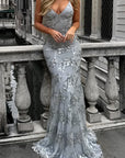 Robe Maxi Femme à Sequins – Élégance Dos Nu Sculptante