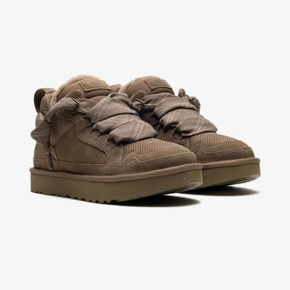 UGG Lowmel Hickory baskets femme en daim et textile recyclé marron hickory, vue de face