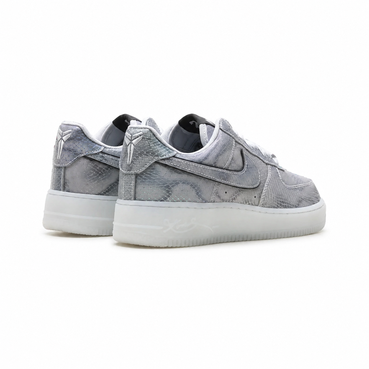 Nike Air Force 1 Low Protro Kobe Bryant Lenticular Baskets Argent Mixte - 3