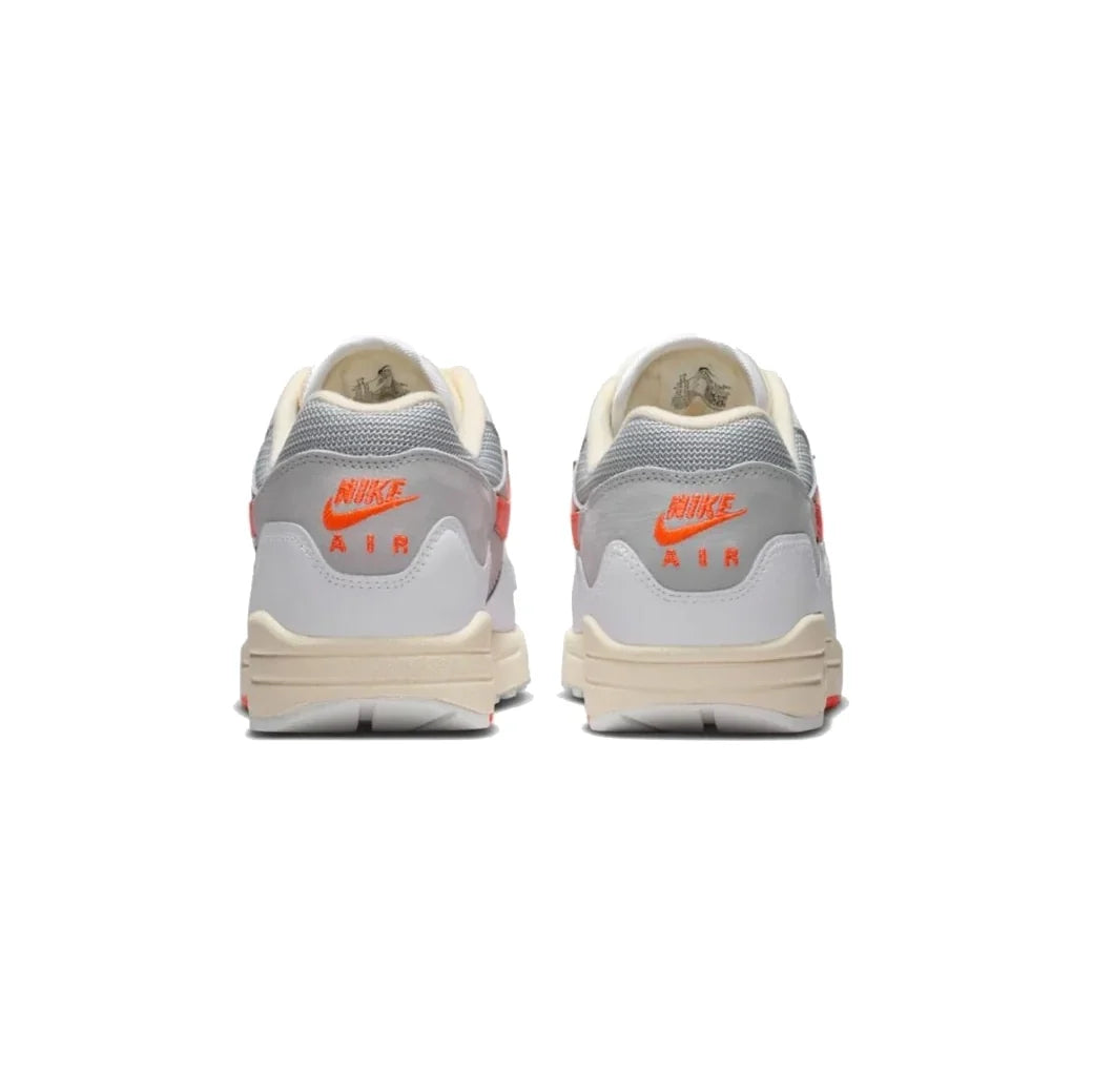 Nike Air Max 1 Patta Waves White Hyper Crimson, Baskets Lifestyle Unisexe Daim et Mesh – photo 3
