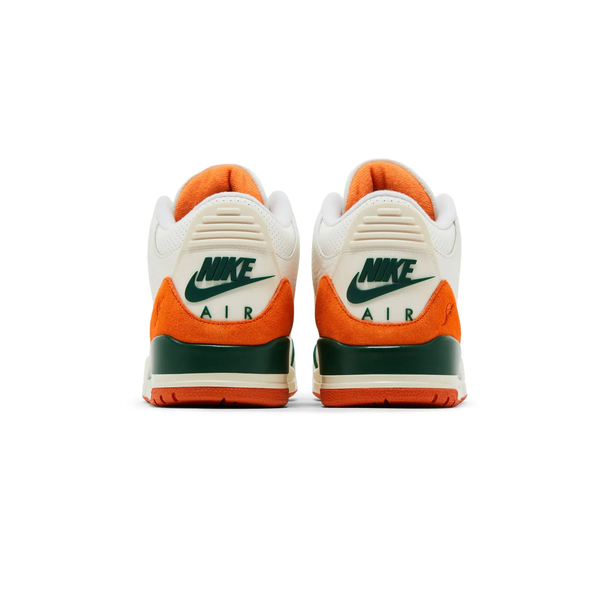 Air Jordan 3 SoleFly Miami baskets homme et femme en cuir bleu, détail semelle