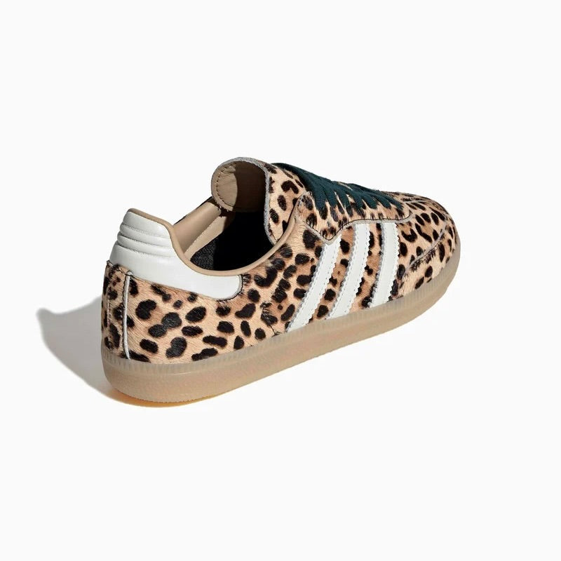 Sneakers basses Adidas Samba OG leopard magic beige unisexe