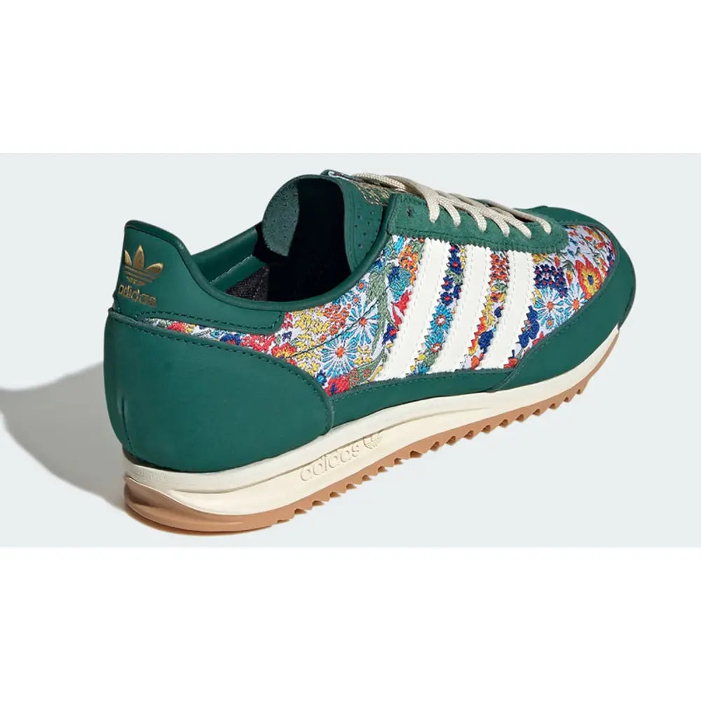 Sneakers basses Adidas SL 72 green flowers by liberty london unisexe
