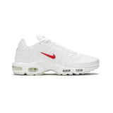 Nike Air Max Plus x Supreme White Speed Red sneakers bianche e rosse da uomo e donna