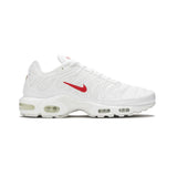 Nike Air Max Plus TN x Supreme White Speed Red – Baskets Homme Femme en Mesh et TPU
