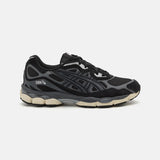 ASICS Gel-NYC Black Black, Baskets Basses Unisexe Mesh et Cuir Synthétique