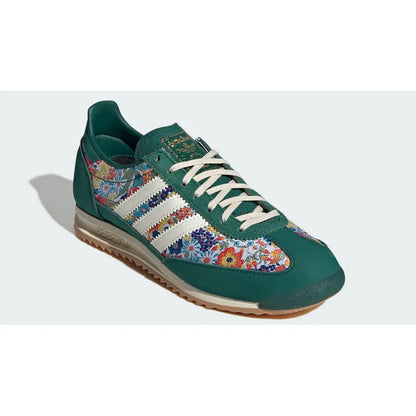 Sneakers basses Adidas SL 72 green flowers by liberty london unisexe